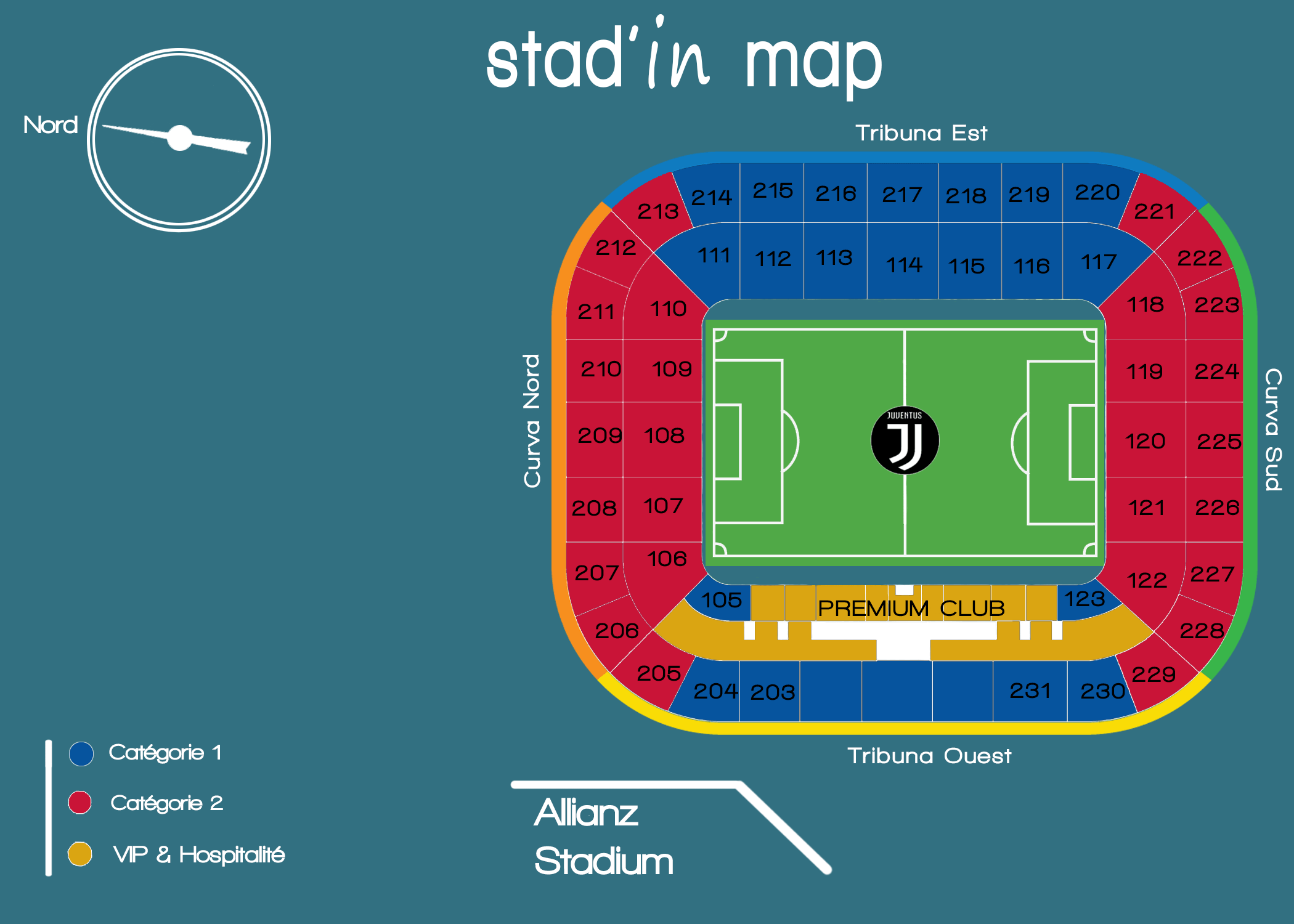 achetez vos billets, places pour aller voir la Juventus Turin avec Stad'in !
